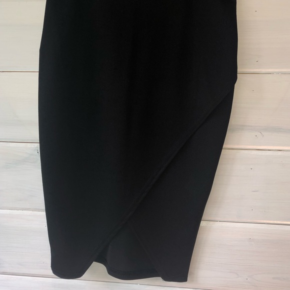Boohoo black pencil skirt with slit - Picture 4 of 4